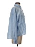 Fashion Nova Hearts Blue Long Sleeve Blouse Size XS - photo 4