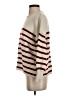 Madewell 100% Cotton Stripes Burgundy Pullover Sweater Size XS - photo 5