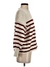 Madewell 100% Cotton Stripes Burgundy Pullover Sweater Size XS - photo 4