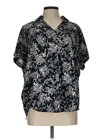 She + Sky Short Sleeve Blouse (view 1)