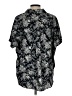 She + Sky 100% Polyester Paisley Black Short Sleeve Blouse Size L - photo 2