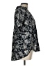 She + Sky 100% Polyester Paisley Black Short Sleeve Blouse Size L - photo 4