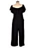 Unbranded 100% Polyester Solid Black Jumpsuit Size 10 - photo 2