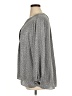 T Tahari 100% Polyester Gray 3/4 Sleeve Blouse Size 1X - photo 5