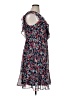 DKNY 100% Polyester Paisley Blue Casual Dress Size 14 - photo 4