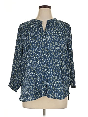 Jachs Girlfriend 3/4 Sleeve Blouse (view 1)
