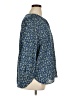 Jachs Girlfriend Blue 3/4 Sleeve Blouse Size XL - photo 4