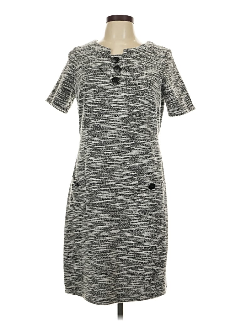 Pre-owned Tacera Casual Dress In Gray