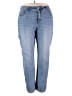 Coldwater Creek Solid Blue Jeans Size 18 - photo 1