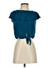 Express Outlet Teal Sleeveless Blouse Size XS - photo 1