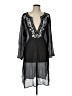 Chico's 100% Rayon Black Kimono Size Lg (2) - photo 1