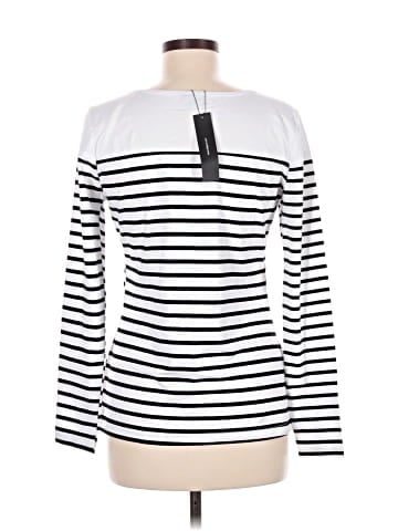 Allegra K Long Sleeve T-Shirt (view 2)
