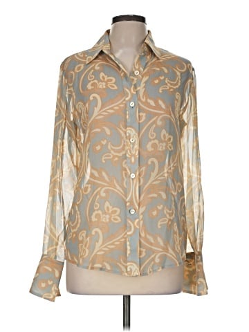 Linda Allard Ellen Tracy Long Sleeve Blouse (view 1)