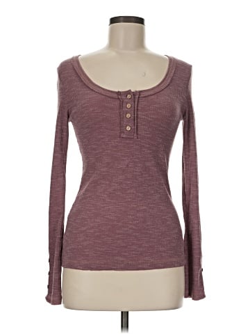 La Miel Long Sleeve Henley (view 1)