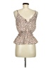 Sienna Sky Tan Sleeveless Blouse Size M - photo 2