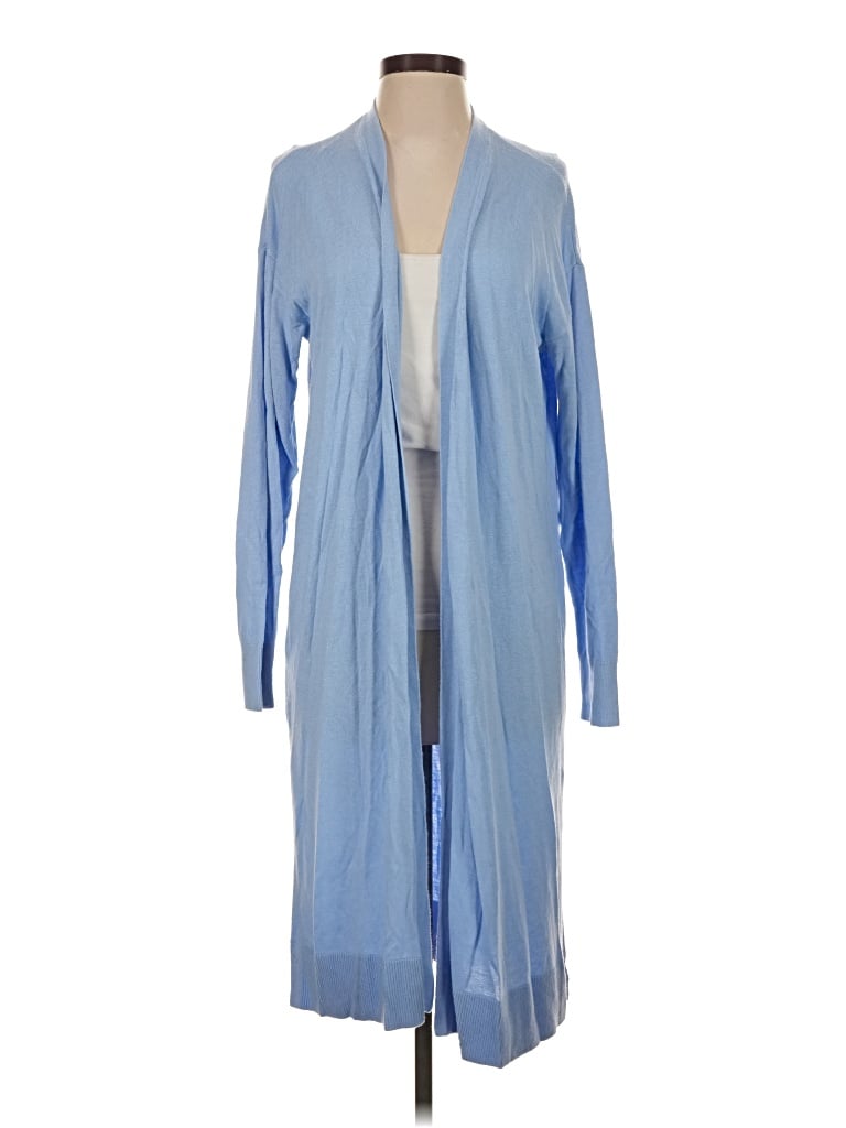 Ann Taylor Cardigan Sweater In Blue