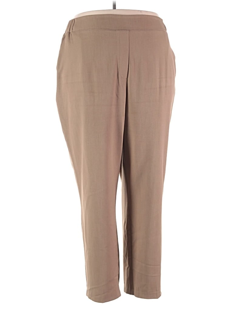 Pre-owned Lane Bryant Casual Pants In Brown