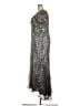 Mac Duggal 100% Polyester Metallic Silver Cocktail Dress Size 18 - photo 5