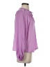 1.State 100% Polyester Purple Long Sleeve Blouse Size S - photo 4