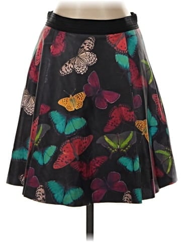 Alice + Olivia Leather Skirt (view 1)