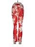 7 For All Mankind Floral Red Active Pants Size 30 waist - photo 2