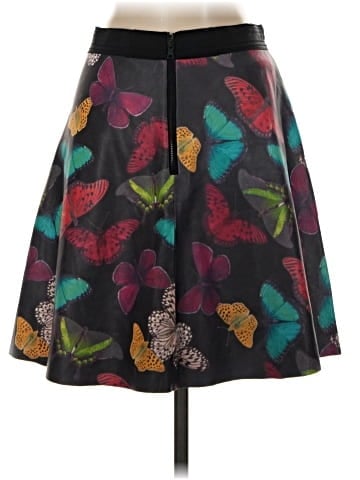 Alice + Olivia Leather Skirt (view 2)
