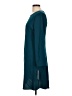 DKNY 100% Polyester Solid Teal Casual Dress Size 10 - photo 5