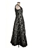 Taylor 100% Polyester Metallic Black Cocktail Dress Size 8 - photo 4