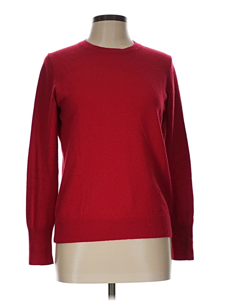 Pre-owned Everlane Cashmere Pullover Sweater In Red