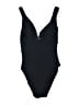 Anne Cole Solid Black One Piece Swimsuit Size 8 - photo 2