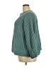 dip 100% Polyester Solid Teal Pullover Sweater Size 2X - photo 5