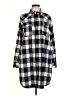 Mittoshop 100% Polyester Plaid Gray Casual Dress Size M - photo 1