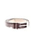 Unbranded 100% Leather Burgundy Brown Leather Belt Size M - photo 1