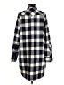 Mittoshop 100% Polyester Plaid Gray Casual Dress Size M - photo 2