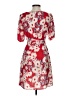 Paper Crown 100% Polyester Print Red Cocktail Dress Size 0 - photo 2