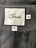 Chaus Houndstooth Gray Coat Size 16 - photo 6