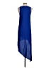 Express Color Block Blue Cocktail Dress Size S - photo 2