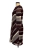 Studio One Chevron-herringbone Burgundy Casual Dress Size 10 - photo 5
