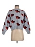 find me now Print Blue Gray Pullover Sweater Size S - photo 1
