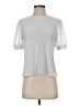 CeCe Silver Short Sleeve Top Size S - photo 1