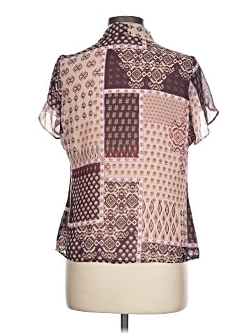 Calvin Klein Short Sleeve Blouse (view 2)