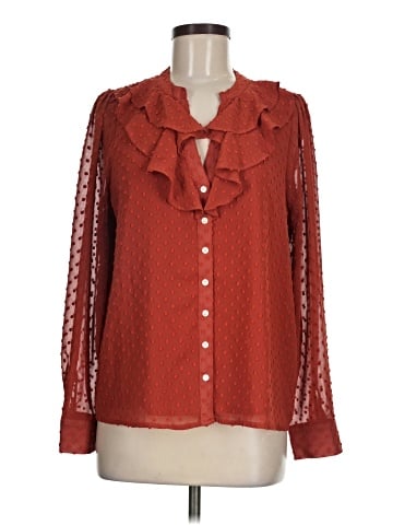 J.Crew Factory Store Long Sleeve Blouse (view 1)