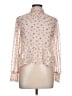Mi ami 100% Polyester Pink Long Sleeve Blouse Size L - photo 1