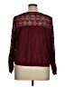 Sézane 100% Linen Burgundy Pullover Sweater Size XL (estimated) - photo 2