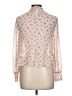 Mi ami 100% Polyester Pink Long Sleeve Blouse Size L - photo 2