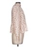 Mi ami 100% Polyester Pink Long Sleeve Blouse Size L - photo 4