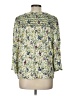 WallpapHER 100% Rayon Green 3/4 Sleeve Blouse Size L - photo 2