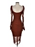 Unbranded Brown Orange Cocktail Dress Size S - photo 2
