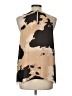 Vince Camuto 100% Polyester Brown Sleeveless Blouse Size L - photo 2