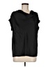 Express 100% Polyester Black Short Sleeve Top Size M - photo 1